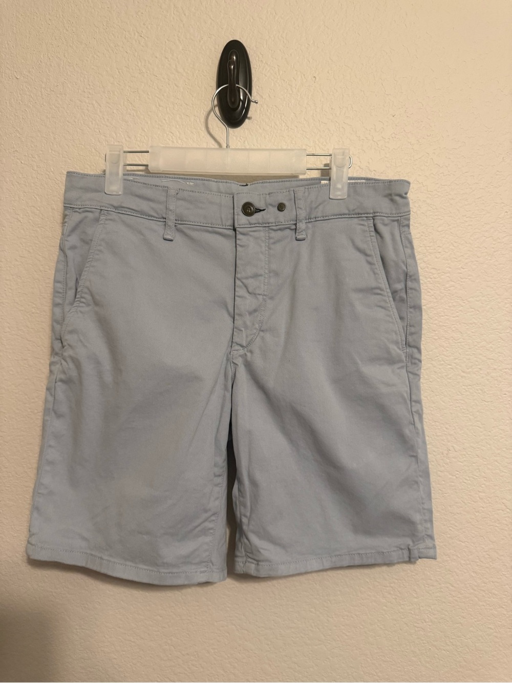 Rag & Bone Light Blue Men's Casual Cotton Shorts